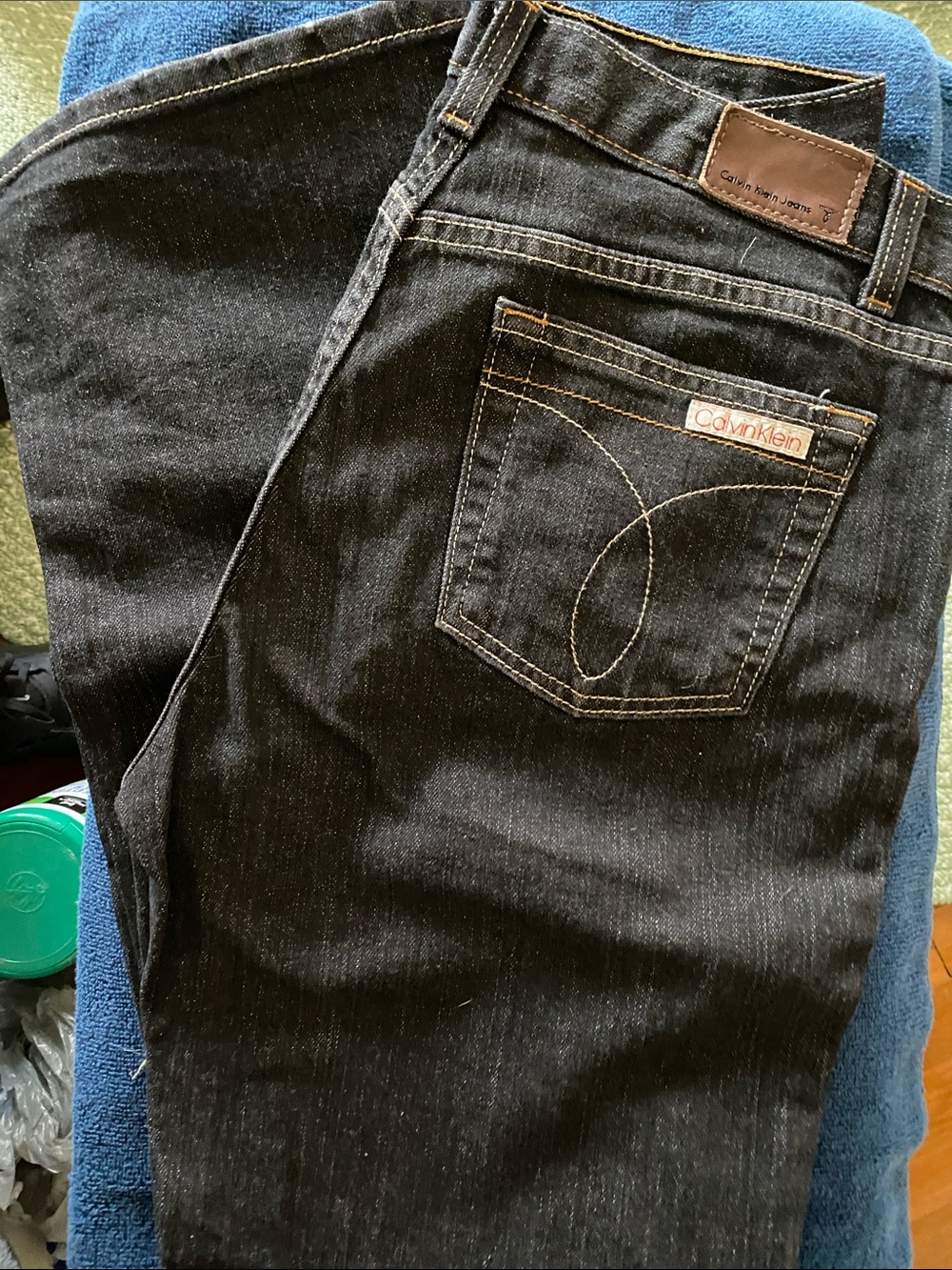 Vintage black Calvin Klein denim jeans
